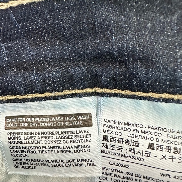 Levi’s 510 Skinny Stretch Dark Wash Jeans 30X32 - Picture 7 of 8